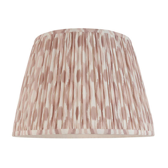 Higgledy And Ikat 40cm Neutral Shade Floor Lamp With High Gloss Almond White Base