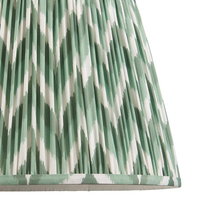 Higgledy And Zigzag 40cm Cotswold Green Shade Floor Lamp With Gloss Pink Clay Base