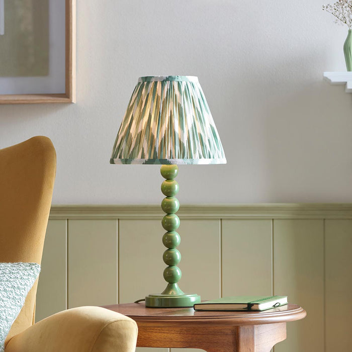 Higgledy And Zigzag 25cm Cotswold Green Shade Table Lamp With Gloss Cotswold Green Base