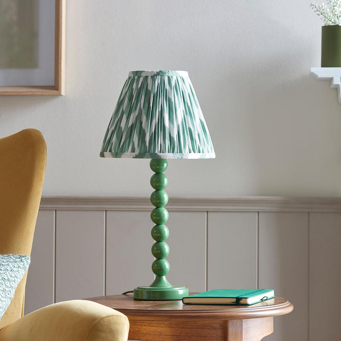 Higgledy And Zigzag 25cm Cotswold Green Shade Table Lamp With Gloss Cotswold Green Base