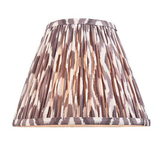 Higgledy And Ikat 25cm Pearl Grey Shade Table Lamp With High Gloss Cotswold Green Base