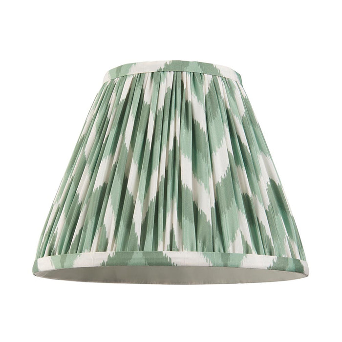 Higgledy And Zigzag 25cm Cotswold Green Shade Table Lamp With Gloss Marlin Blue Base