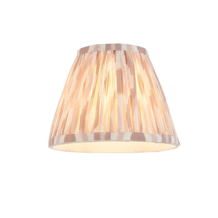 Burley Rechargeable And Ikat 16cm Neutral Shade Table Lamp In Brushed Aged Brass