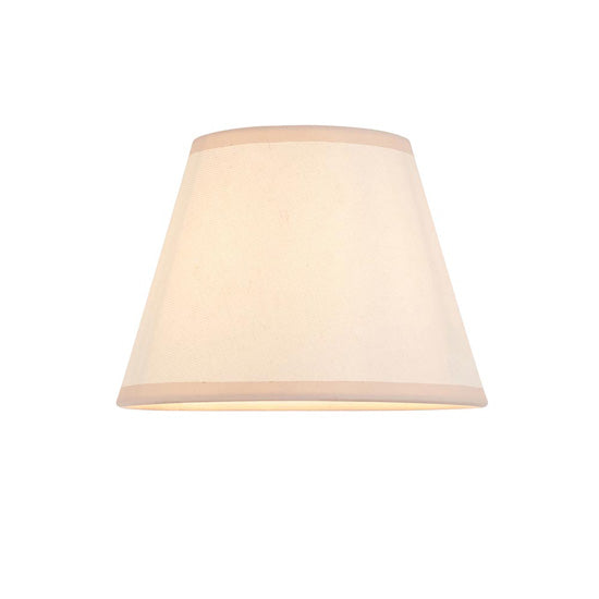 Higgledy And Ivy 20cm Vintage White Shade Table Lamp With High Gloss Pink Clay Base