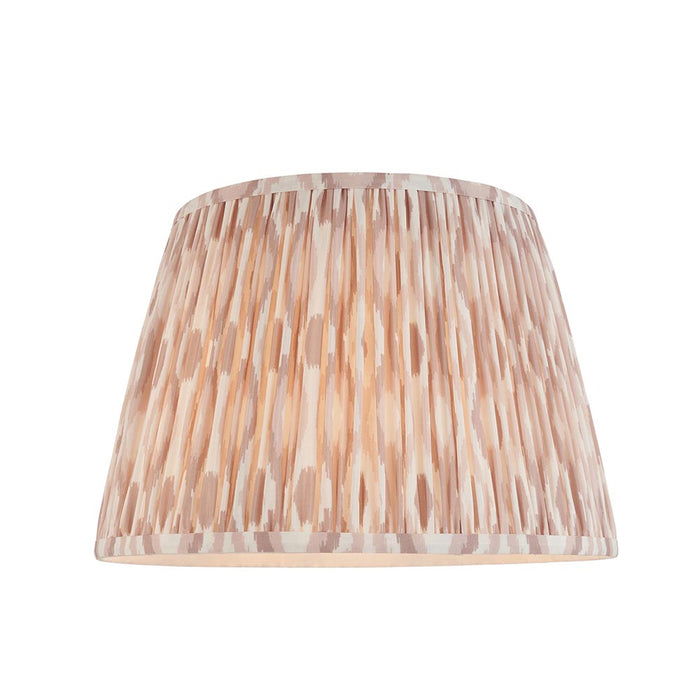 Borello And Ikat 35cm Neutral Shade Table Lamp With Ivory Crackle Ceramic Base