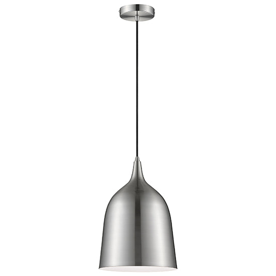 Crofton 1 Bulb Ceiling Pendant Light In Satin Nickel