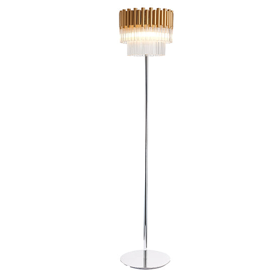 Harrogate 3 Bulbs Floor Lamp In Gold