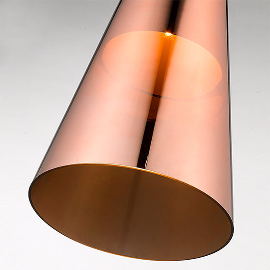 Kentish 1 Bulb Ceiling Pendant Light In Copper