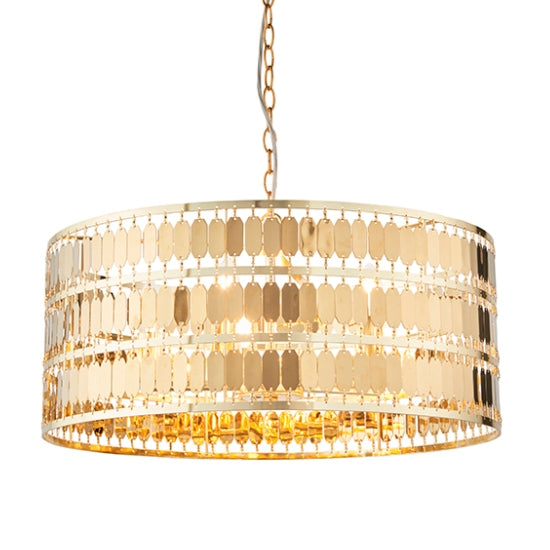 Eldora 5 Lights Ceiling Pendant Light In Gold