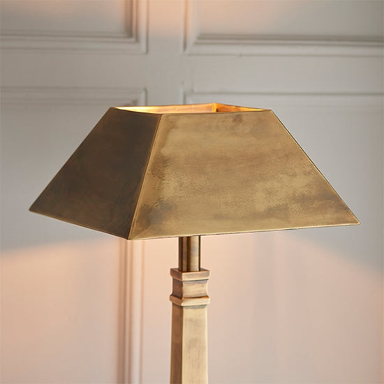 Farley Table Lamp In Solid Brass