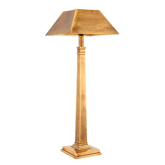 Farley Table Lamp In Solid Brass