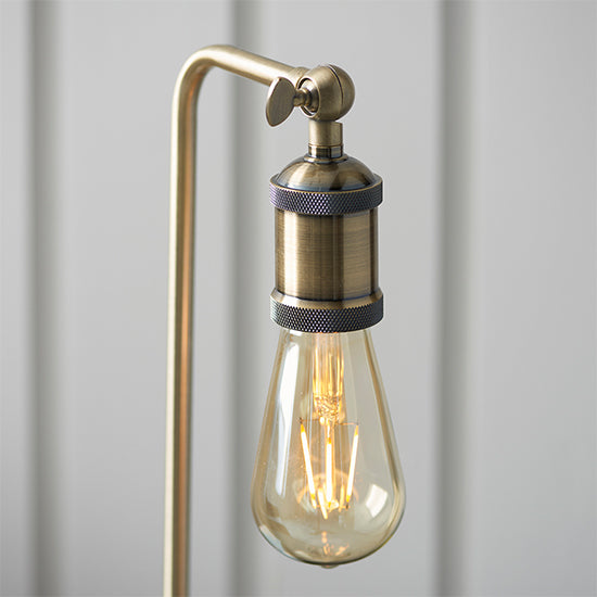 Hal Table Lamp In Antique Brass