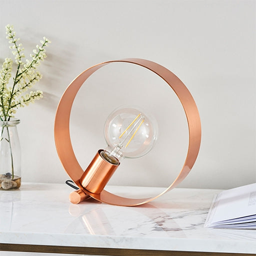 Brushed copper cheap table lamp