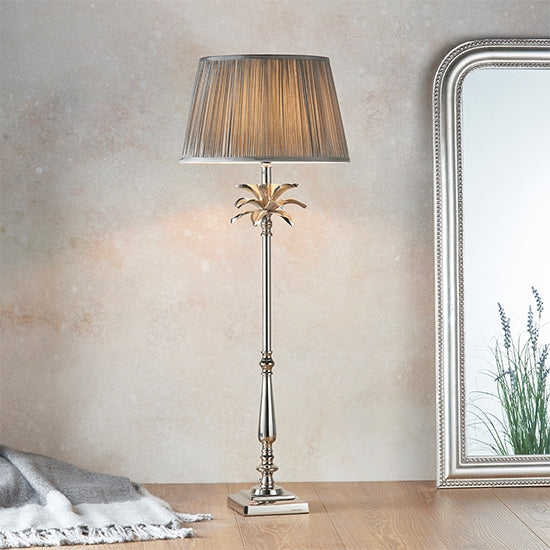 Charcoal table online lamp shade