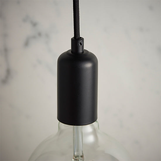 Studio Ceiling Pendant Light In Matt Black