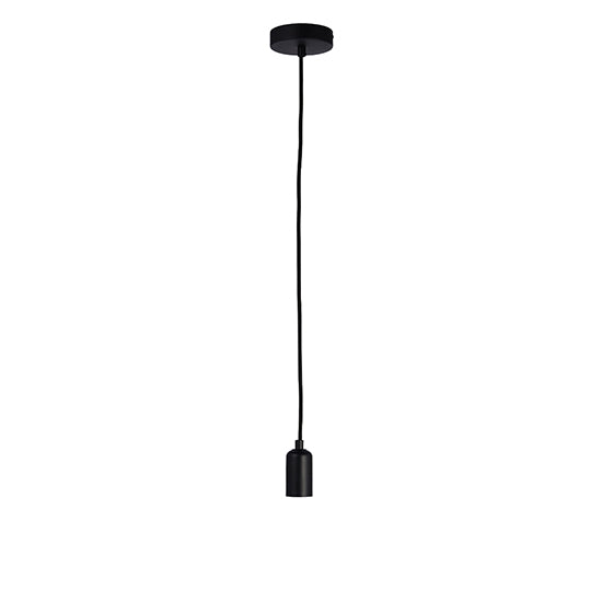 Studio Ceiling Pendant Light In Matt Black