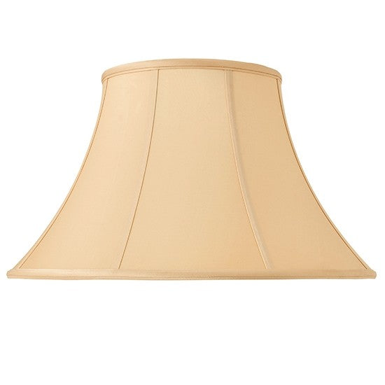 Zara Fabric 18 Inch Shade In Honey Silk And Gloss White